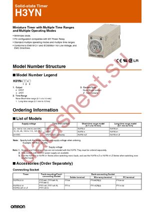 H3YN-2-AC100-120 datasheet  